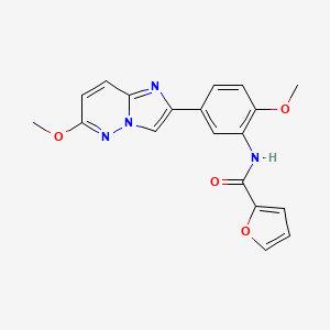 N-(2-methoxy-5-(6-methoxyimidazo[1,2-b]pyridazin-2-yl)phenyl)furan-2-carboxamide