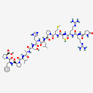 molecular formula C72H112N22O17S2 B2834264 ELA-14 negative control 