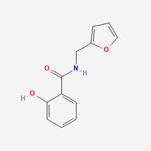 molecular formula C12H11NO3 B2834268 N-(2-呋喃甲基)-2-羟基苯甲酰胺 CAS No. 13156-92-8