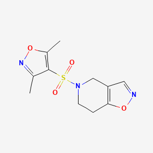 5-((3,5-Dimethylisoxazol-4-yl)sulfonyl)-4,5,6,7-tetrahydroisoxazolo[4,5-c]pyridine