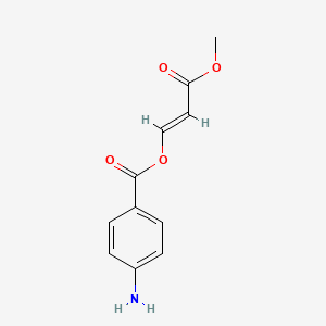 methyl (2E)-3-(4-aminophenylcarbonyloxy)prop-2-enoate