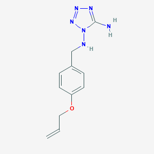 molecular formula C11H14N6O B283433 N*1*-(4-Allyloxy-benzyl)-tetrazole-1,5-diamine 