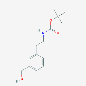 Tert-butyl 3-(hydroxymethyl)phenethylcarbamate