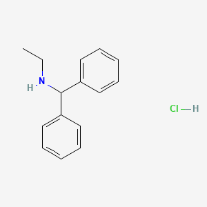 molecular formula C15H18ClN B2834354 (二苯甲基)(乙基)胺盐酸盐 CAS No. 53693-51-9