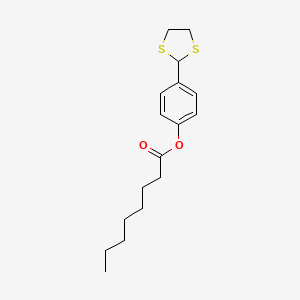 4-(1,3-Dithiolan-2-yl)phenyl octanoate