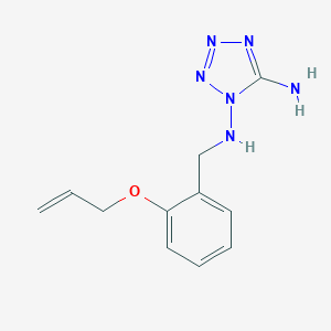 molecular formula C11H14N6O B283437 N~1~-[2-(allyloxy)benzyl]-1H-tetrazole-1,5-diamine 