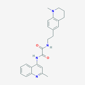 N1-(2-(1-methyl-1,2,3,4-tetrahydroquinolin-6-yl)ethyl)-N2-(2-methylquinolin-4-yl)oxalamide