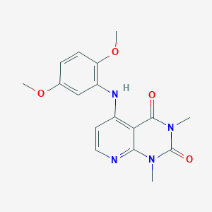 5-((2,5-dimethoxyphenyl)amino)-1,3-dimethylpyrido[2,3-d]pyrimidine-2,4(1H,3H)-dione