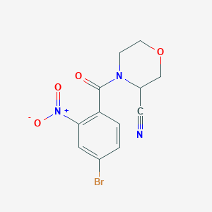4-(4-Bromo-2-nitrobenzoyl)morpholine-3-carbonitrile