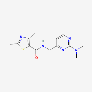 N-((2-(dimethylamino)pyrimidin-4-yl)methyl)-2,4-dimethylthiazole-5-carboxamide