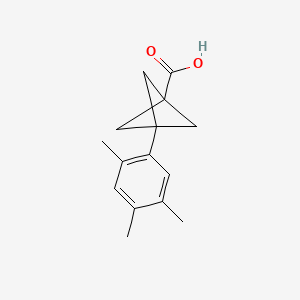 3-(2,4,5-Trimethylphenyl)bicyclo[1.1.1]pentane-1-carboxylic acid