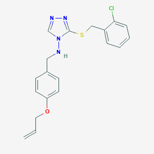 N-[4-(allyloxy)benzyl]-N-{3-[(2-chlorobenzyl)thio]-4H-1,2,4-triazol-4-yl}amine