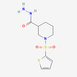 1-(Thiophen-2-ylsulfonyl)piperidine-3-carbohydrazide