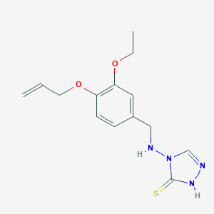 4-{[4-(allyloxy)-3-ethoxybenzyl]amino}-4H-1,2,4-triazole-3-thiol