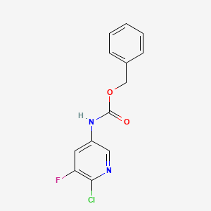 Benzyl (6-chloro-5-fluoropyridin-3-yl)carbamate