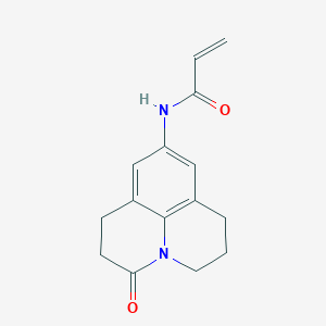 N-(2-Oxo-1-azatricyclo[7.3.1.05,13]trideca-5,7,9(13)-trien-7-yl)prop-2-enamide
