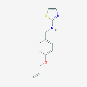 molecular formula C13H14N2OS B283455 (4-Allyloxy-benzyl)-thiazol-2-yl-amine 