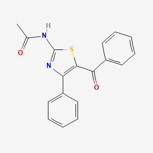 N-(5-benzoyl-4-phenyl-1,3-thiazol-2-yl)acetamide