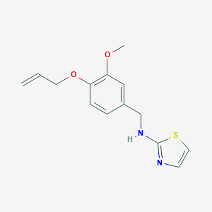 molecular formula C14H16N2O2S B283458 (4-Allyloxy-3-methoxy-benzyl)-thiazol-2-yl-amine 