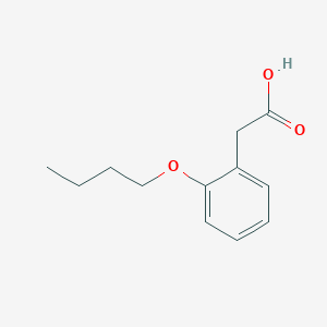 molecular formula C12H16O3 B2834638 (2-Butoxyphenyl)acetic acid CAS No. 143895-99-2