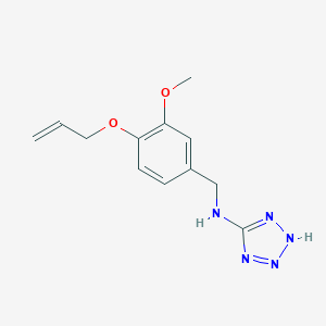 (4-Allyloxy-3-methoxy-benzyl)-(2H-tetrazol-5-yl)-amine