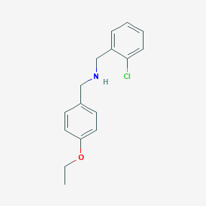 molecular formula C16H18ClNO B283466 N-(2-chlorobenzyl)-N-(4-ethoxybenzyl)amine 