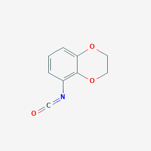 molecular formula C9H7NO3 B2834713 5-异氰酸酯-2,3-二氢-1,4-苯并二氧杂环己烷 CAS No. 1155139-88-0