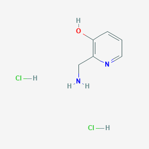 molecular formula C6H10Cl2N2O B2834723 2-(Aminomethyl)pyridin-3-ol dihydrochloride CAS No. 2230803-53-7