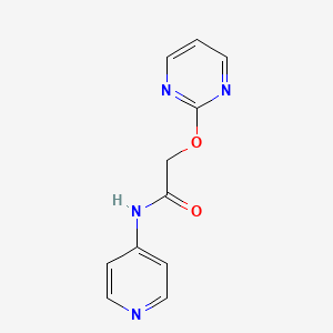 B2834736 N-(pyridin-4-yl)-2-(pyrimidin-2-yloxy)acetamide CAS No. 1251561-86-0