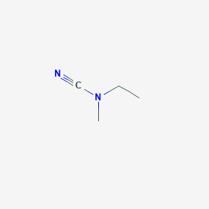 molecular formula C4H8N2 B2834790 N-methyl-N-ethylcyanamide CAS No. 32112-06-4