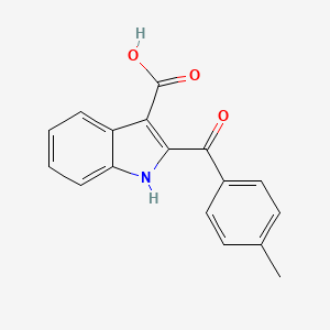 B2834841 2-(4-methylbenzoyl)-1H-indole-3-carboxylic Acid CAS No. 28115-85-7; 817172-38-6