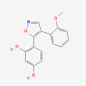 4-(4-(2-Methoxyphenyl)isoxazol-5-yl)benzene-1,3-diol