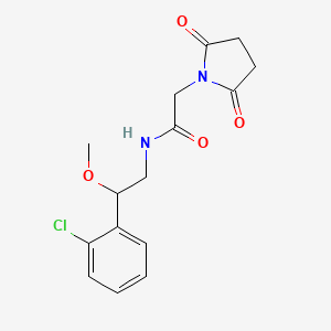N-(2-(2-chlorophenyl)-2-methoxyethyl)-2-(2,5-dioxopyrrolidin-1-yl)acetamide