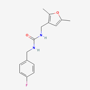 1-((2,5-Dimethylfuran-3-yl)methyl)-3-(4-fluorobenzyl)urea