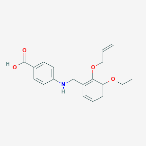 4-{[2-(Allyloxy)-3-ethoxybenzyl]amino}benzoic acid