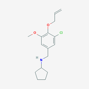 N-[4-(allyloxy)-3-chloro-5-methoxybenzyl]-N-cyclopentylamine