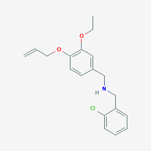 N-[4-(allyloxy)-3-ethoxybenzyl]-N-(2-chlorobenzyl)amine