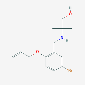 2-{[2-(Allyloxy)-5-bromobenzyl]amino}-2-methyl-1-propanol
