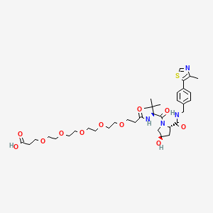 molecular formula C36H54N4O11S B2835164 (S,R,S)-Ahpc-peg5-cooh CAS No. 2172820-14-1