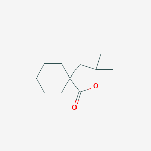 molecular formula C11H18O2 B2835190 3,3-Dimethyl-2-oxaspiro[4.5]decan-1-one CAS No. 258264-45-8