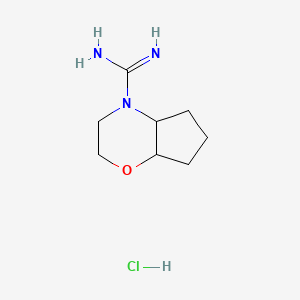 Octahydrocyclopenta[b]morpholine-4-carboximidamide hydrochloride