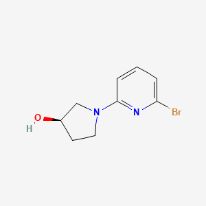 molecular formula C9H11BrN2O B2835234 (R)-1-(6-Bromopyridin-2-yl)pyrrolidin-3-ol CAS No. 1264034-44-7