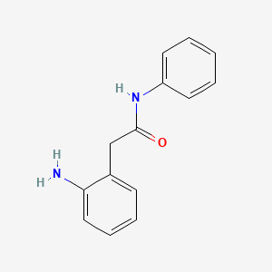 molecular formula C14H14N2O B2835263 2-(2-aminophenyl)-N-phenylacetamide CAS No. 926258-34-6
