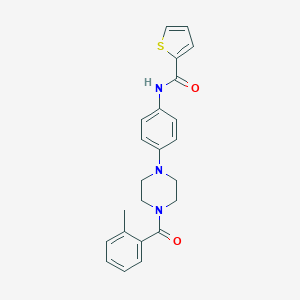 N-{4-[4-(2-Methylbenzoyl)piperazin-1-YL]phenyl}thiophene-2-carboxamide