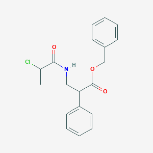 Benzyl 3-(2-chloropropanoylamino)-2-phenylpropanoate
