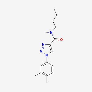 N-butyl-1-(3,4-dimethylphenyl)-N-methyl-1H-1,2,3-triazole-4-carboxamide