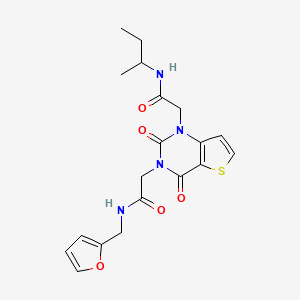 2-[1-[2-(sec-butylamino)-2-oxoethyl]-2,4-dioxo-1,4-dihydrothieno[3,2-d]pyrimidin-3(2H)-yl]-N-(2-furylmethyl)acetamide