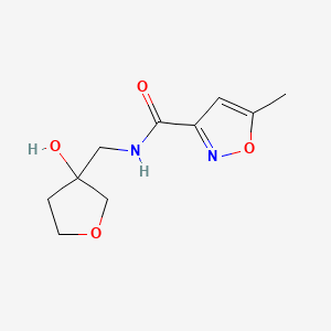 N-((3-hydroxytetrahydrofuran-3-yl)methyl)-5-methylisoxazole-3-carboxamide