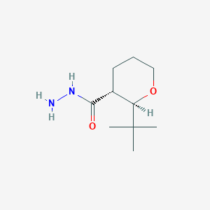 (2R,3R)-2-Tert-butyloxane-3-carbohydrazide