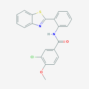 N-[2-(1,3-benzothiazol-2-yl)phenyl]-3-chloro-4-methoxybenzamide